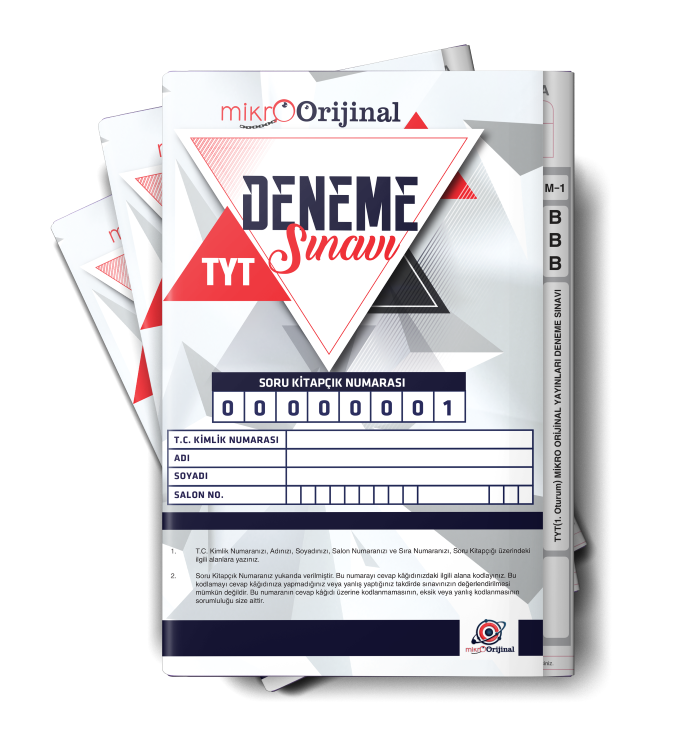 ORİJİNAL MİCRO SERİSİ TYT DENEME 01-B - 2024